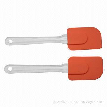 9-inch Heat-resistant Silicone Spatulas with Plastic Handle